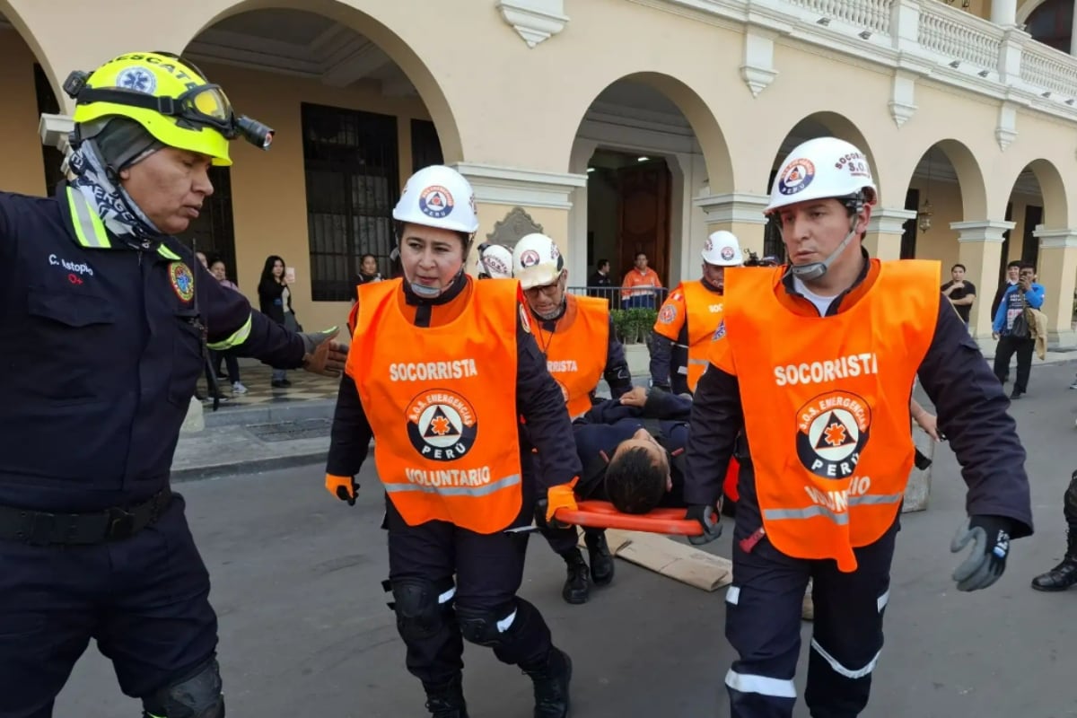 Perú realiza Simulacro Nacional Multipeligro y activa alerta de tsunami vía Sismate. (Foto: Andina)