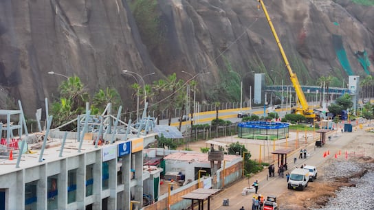construcción del teleférico