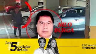 Cámaras de seguridad revelan los últimos movimientos de Nilo Burga, Julio Demartini habla sobre su permanencia en el Midis, y 3 noticias más en el Podcast de El Comercio