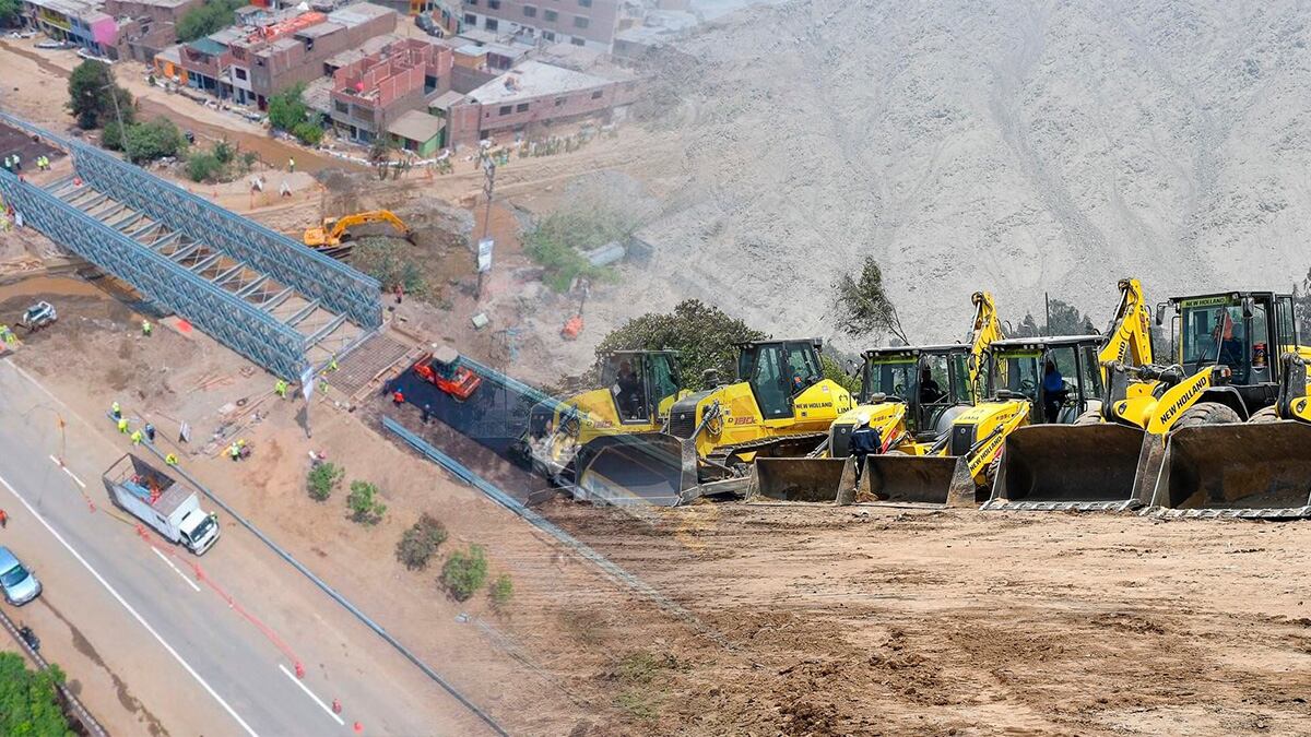 Así será la nueva autopista que unirá Chosica y Lima en menos de media hora | Composición: Andina / Gobierno del Perú