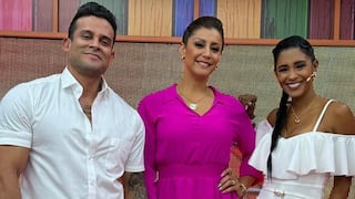 Karla Tarazona asegura que tiene un buen “match” con Christian Domínguez en TV