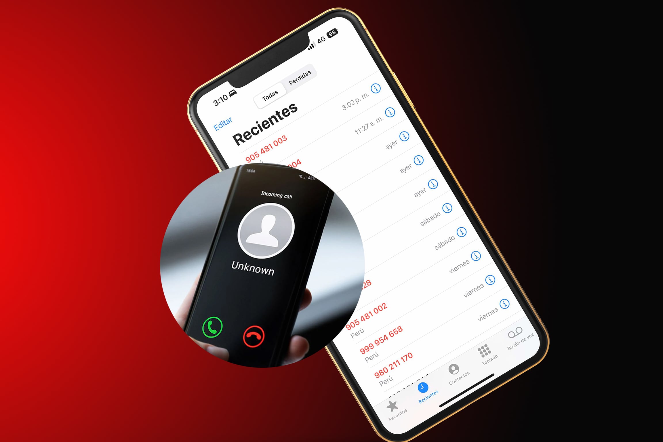 Estas son las razones por las que nunca debes contestar estas llamadas. (Foto: Composición)