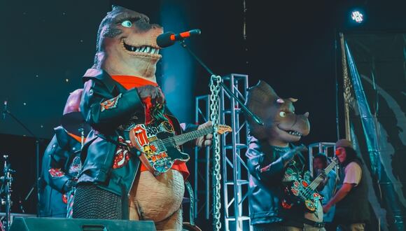 Los Rocosaurios vuelven a los escenarios con un show renovado. (Foto: Instagram)