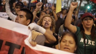 Cercado de Lima: ciudadanos participaron en una marcha contra el Congreso | FOTOS