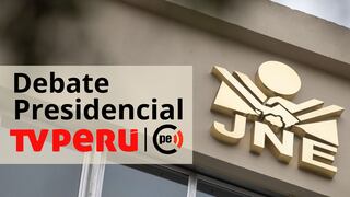 TVPerú transmitió el el debate presidencial del JNE 2026