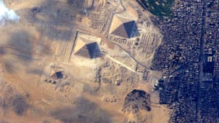 ¿Imaginas poder ver las Pirámides de Egipto desde el espacio?