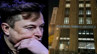 Proyectan insultos hacia Elon Musk en las oficinas de Twitter: desde “multimillonario sin valor” hasta “space Karen”