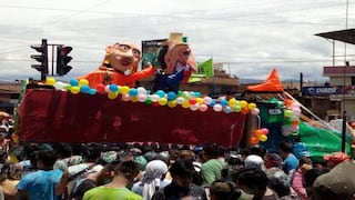 Cajamarca celebró colorida fiesta del Ño Carnavalón
