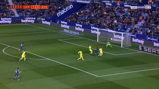 FC Barcelona vs. Levante EN VIVO: Borja Mayoral marcó el 2-0 en contra de los blaugranas| VIDEO