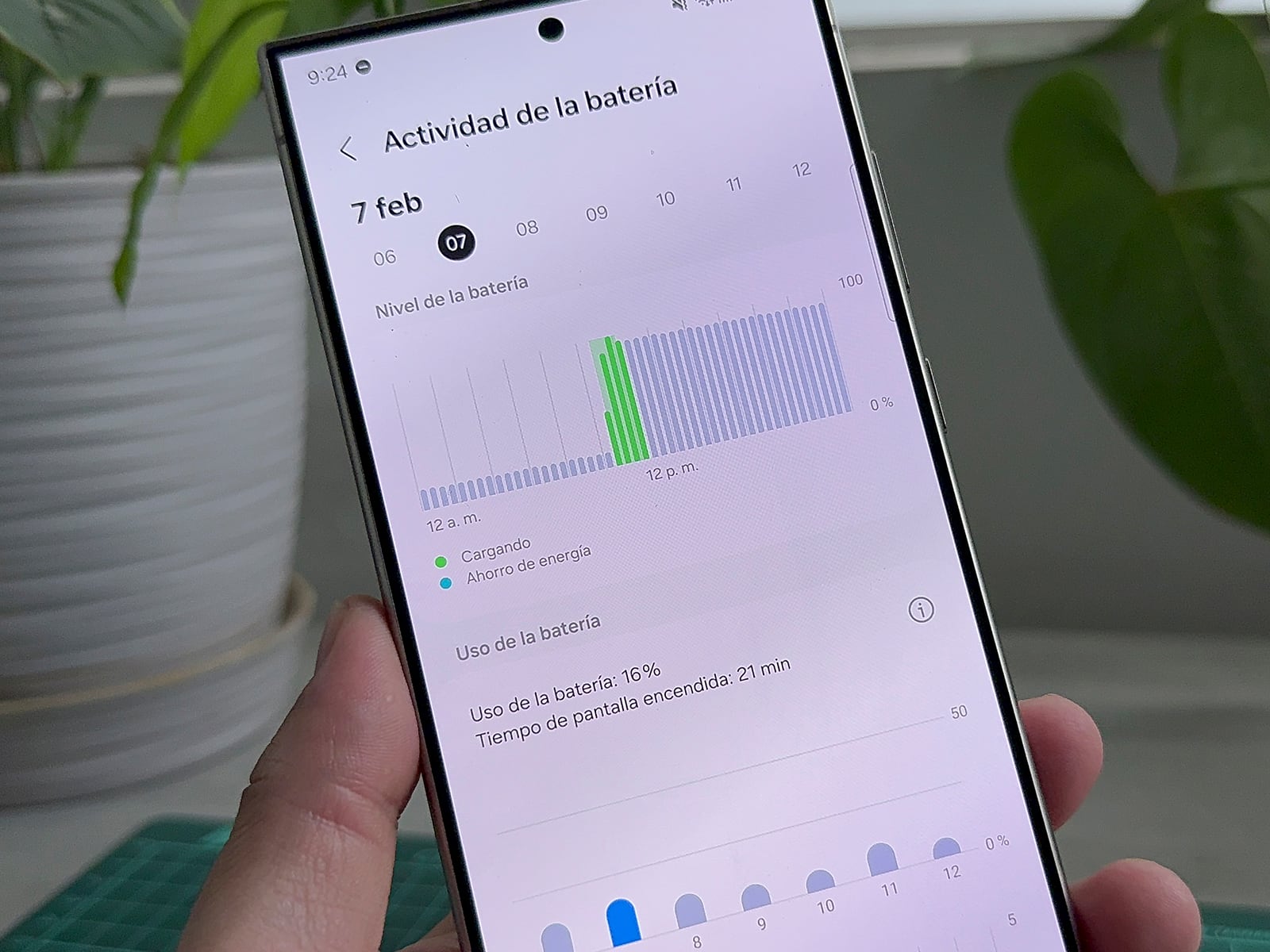 REVIEW | El Samsung galaxy S24 Ultra viene con 5000 mAh de batería. (Foto: MAG - Rommel Yupanqui)