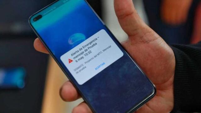 ¿Por qué motivo mi celular no sonó con la alerta SISMATE en el simulacro?