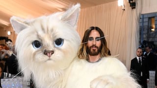 Jared Leto sorprende al aparecer vestido de gato en la Met Gala 2023