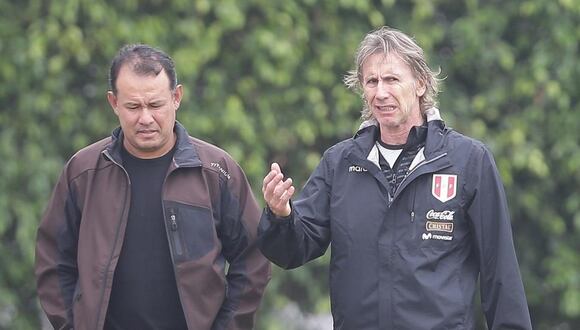 Ricardo Gareca negó que haya pretendido enfrentarse con Juan Reynoso cuando defendió la calidad del jugador peruano. (Foto: FPF)