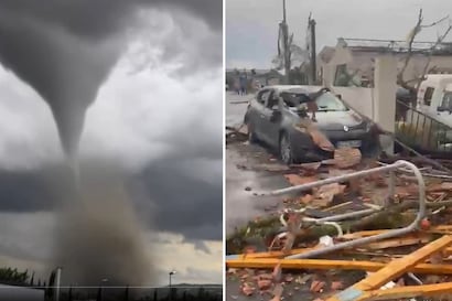 Tornado en Francia deja al menos 41 heridos y 300 casas afectadas | VIDEOS
