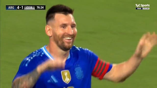 Apaguen todo: Messi anota golazo para el 4-1 de Argentina vs. Guatemala en amistoso | VIDEO