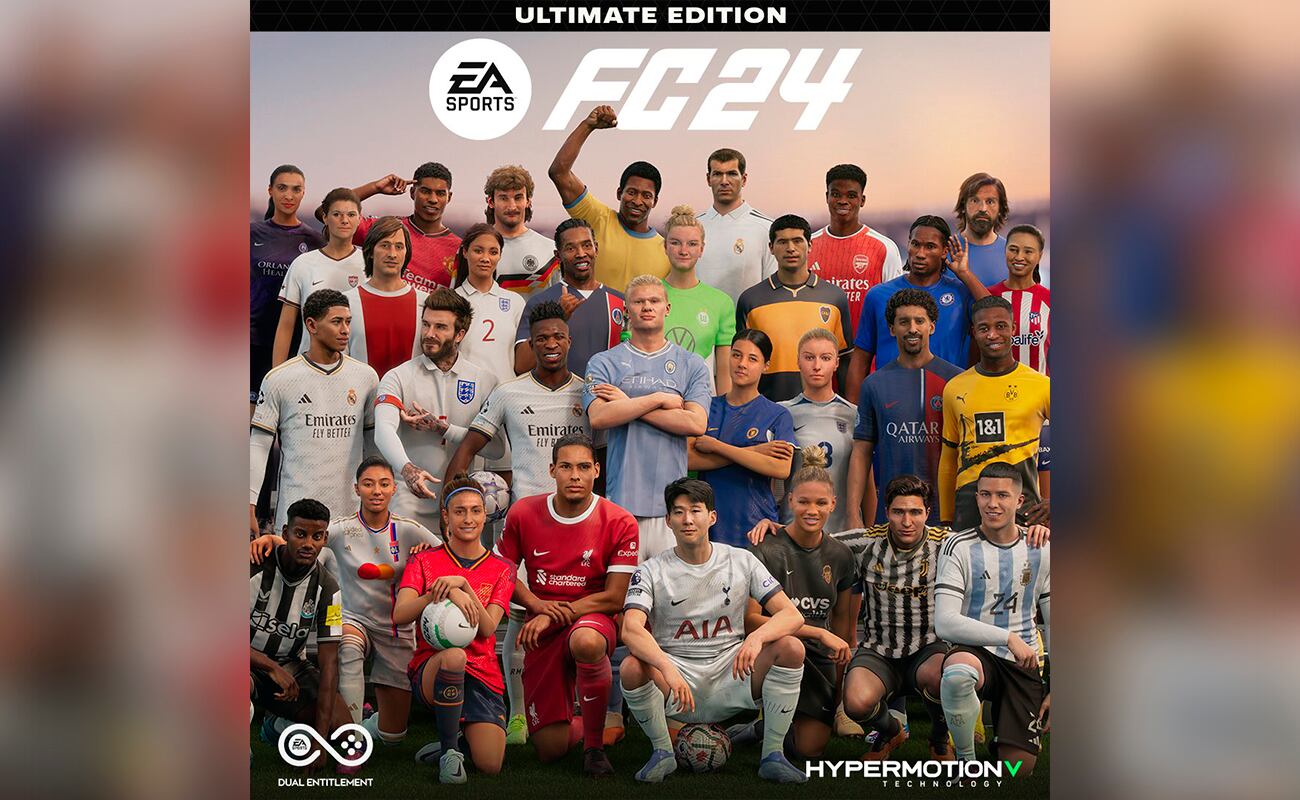 En esta portada se mezclan viejas glorias del fútbol con actuales. (Foto: ea.com)
