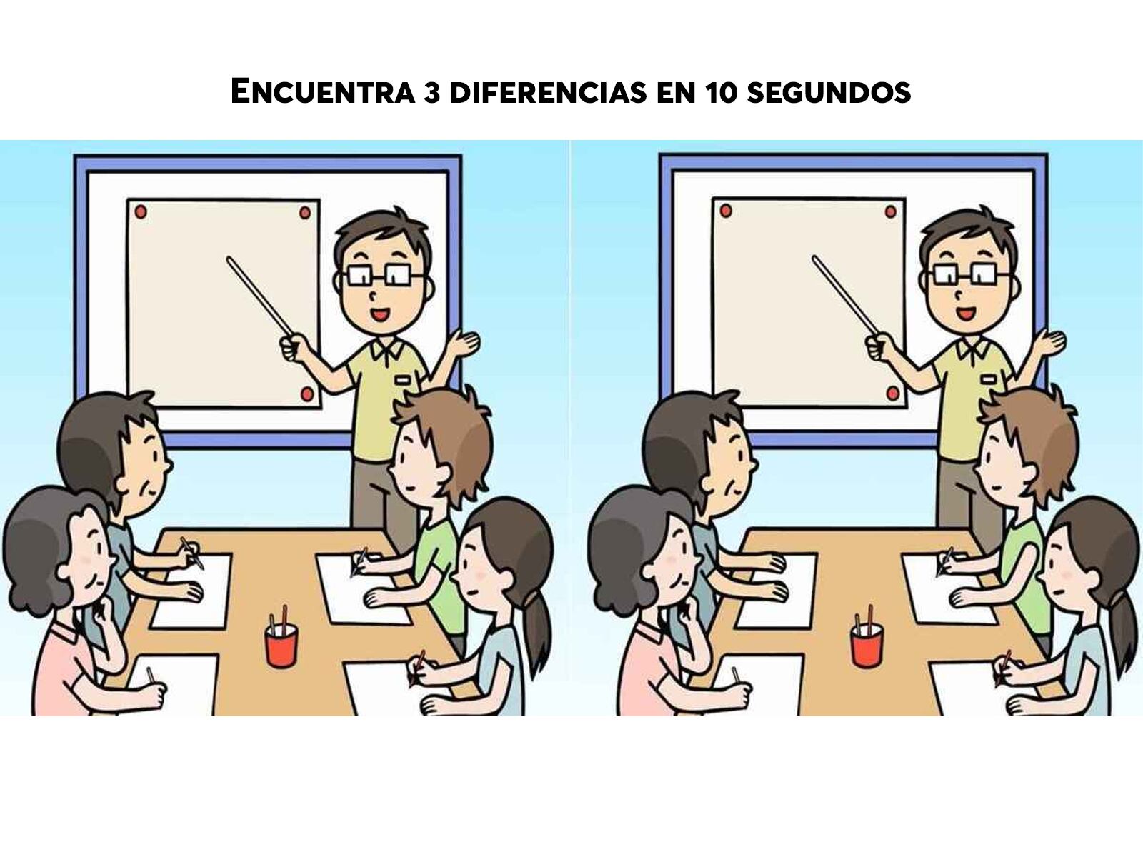 JUEGO DE OBSERVACIÓN | Hay tres diferencias entre las imágenes del aula. ¿Puedes detectarlas en 10 segundos? | jagranjosh.