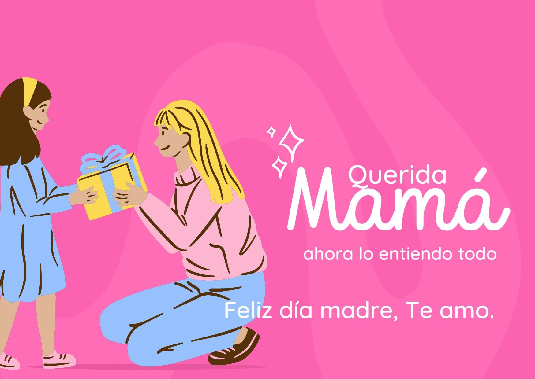 Estas son tarjetas por el Día de la Madre. Foto: Canva