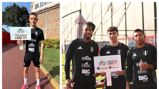 Selección peruana de fútbol expresa su apoyo al Mundial de Atletismo Sub 20