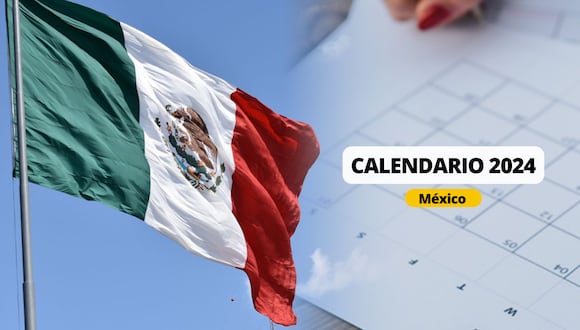 Calendario de festivos y puentes 2024 en México: ¿Cuál es el próximo del año? | Foto: Diseño EC