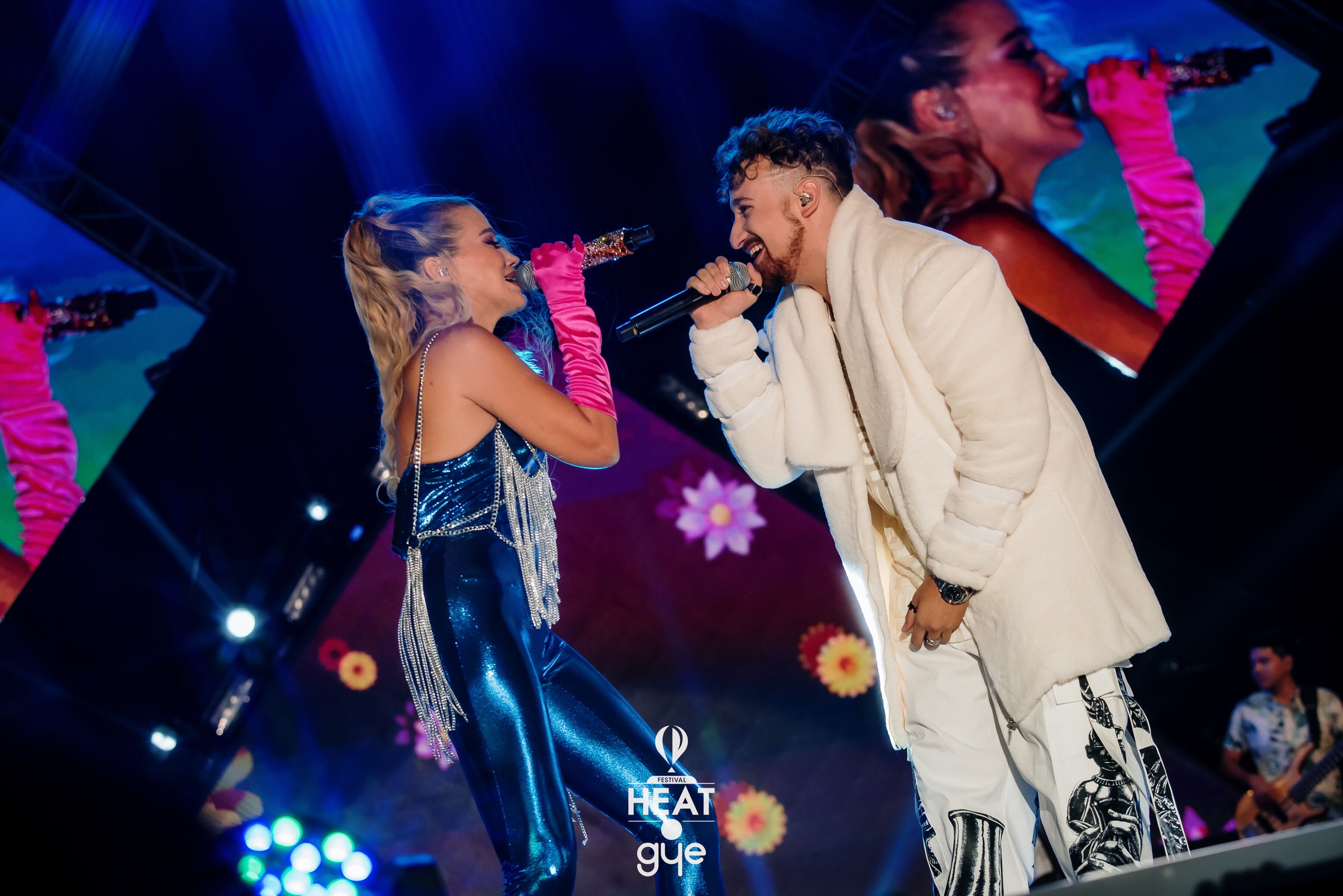 Fanny Lu y su hijo Teo compartieron escenario en el Festival Heat Guayaquil.