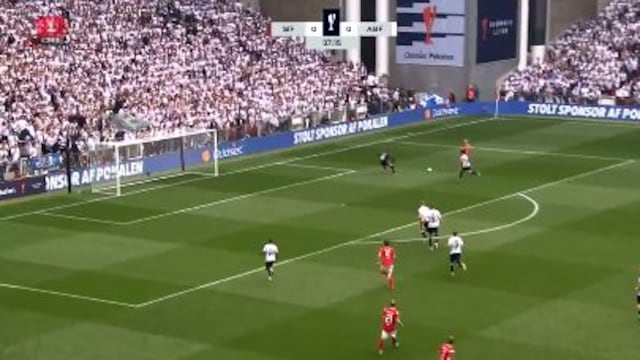Oliver Sonne anotó en la final de la Copa de Dinamarca 2024 | VIDEO