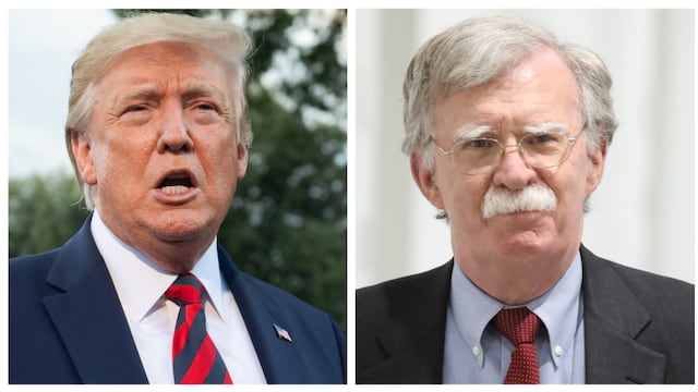 Trump dice ser "mucho más" duro que Bolton sobre Venezuela