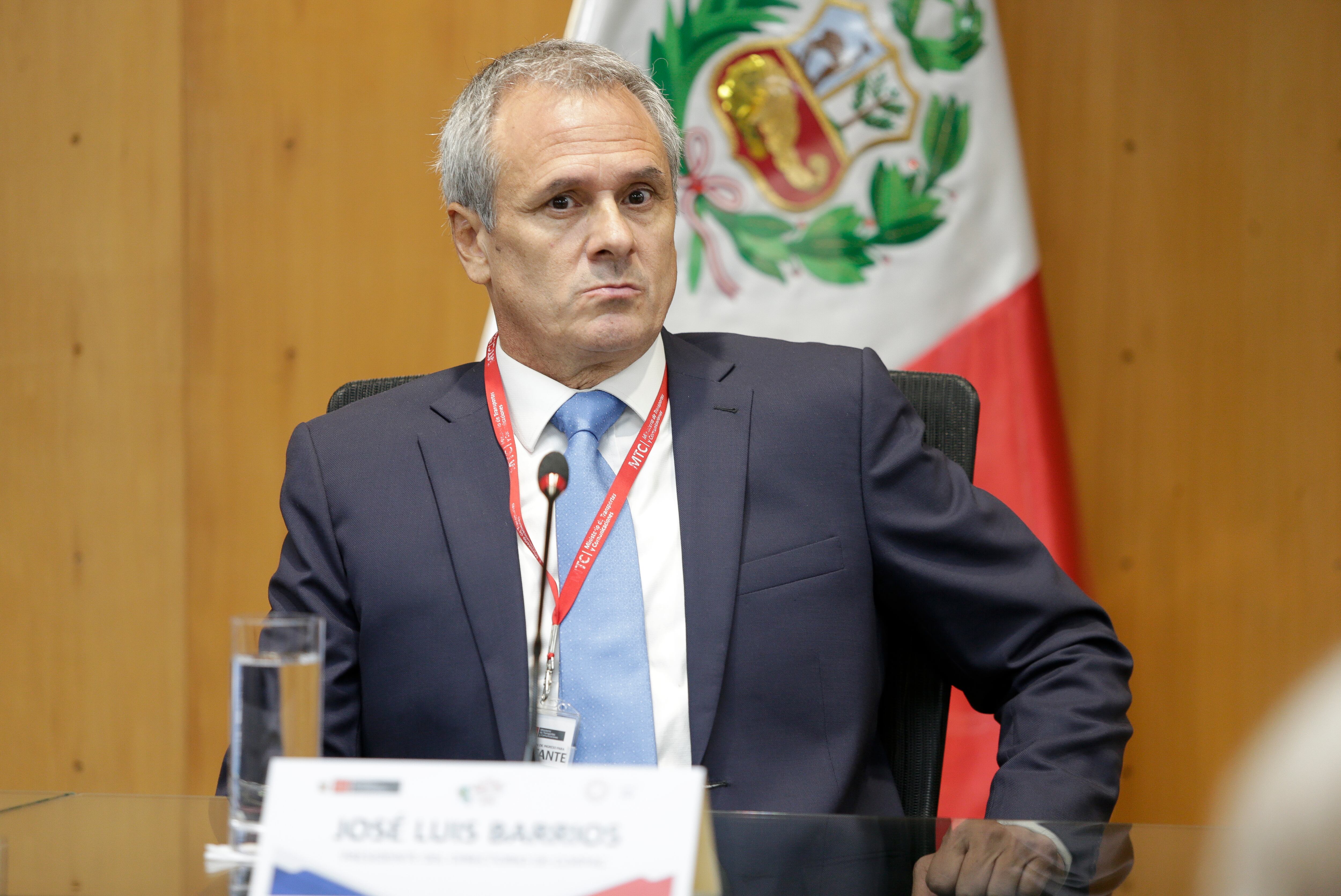 José Luis Barrios Espinosa,  presidente de Corpac, permanecerá en su cargo, al que llegó hace menos de un mes. Foto: César Bueno.