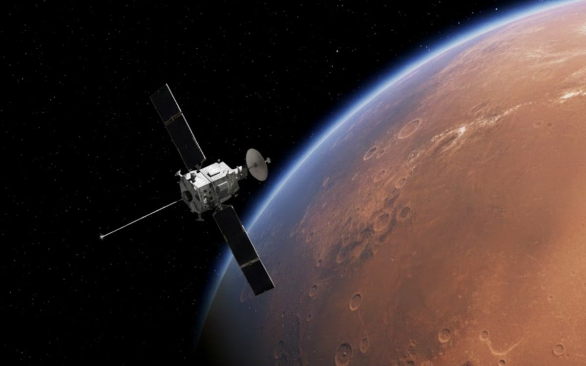 La NASA confirmó que perdió comunicación con la sonda MAVEN el 4 de diciembre mientras realizaba observaciones del objeto interestelar 3I/ATLAS. (Imagen referencial creada por El Comercio MAG usando la IA de "Perplexity")