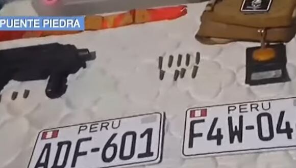 La PNP halló armas y granadas en una vivienda ubicada en Puente Piedra. (Foto: Captura/Tv Perú)