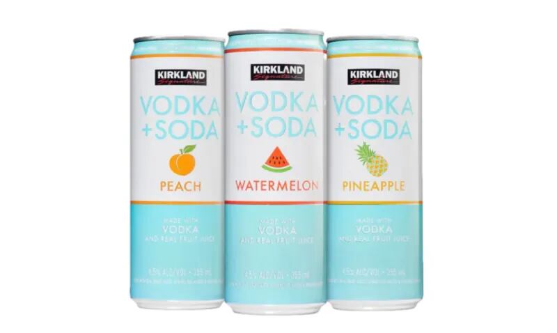 El vodka y refresco Kirkland Signature es un producto que llega a la tienda en el 2025 (Foto: Costco)