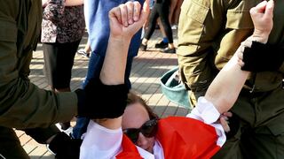 Bielorrusia: protesta de mujeres contra Lukashenko termina con decenas de detenciones | FOTOS
