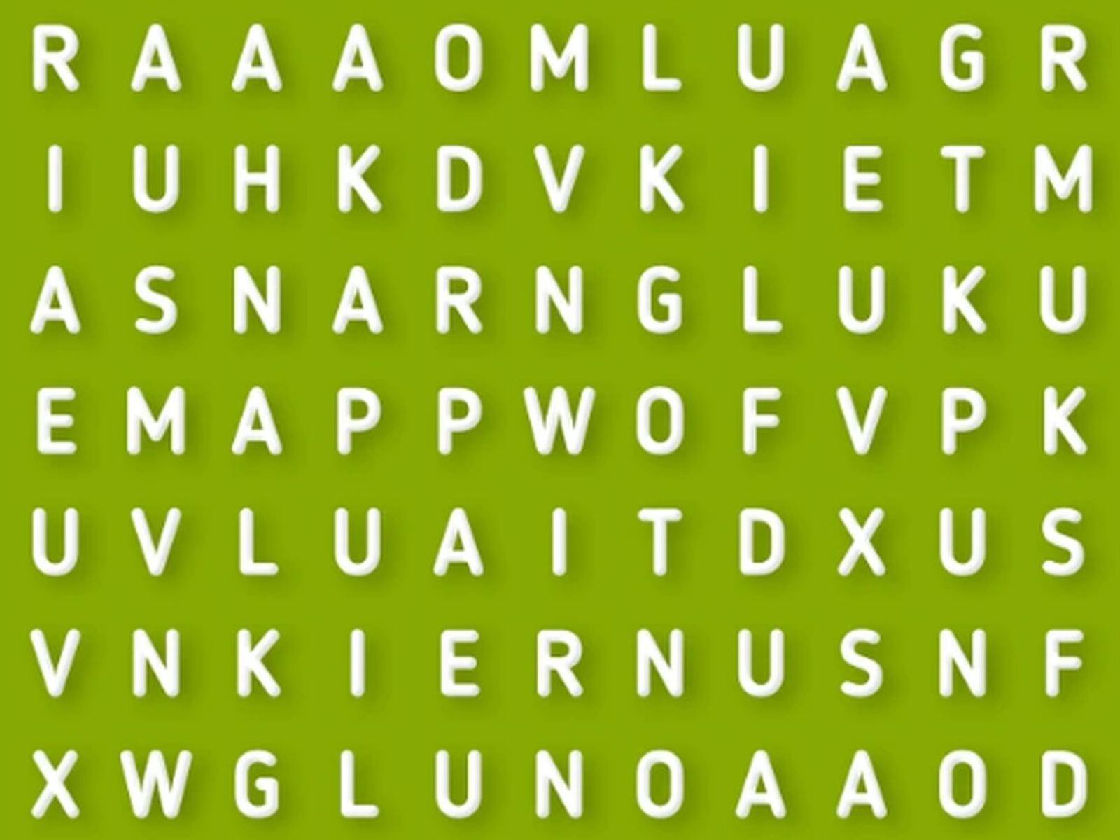 ACERTIJO VISUAL | En esta imagen hay una sopa de letras, donde tú tienes que hallar la palabra ‘CARIÑO’. (Foto: genial.guru)