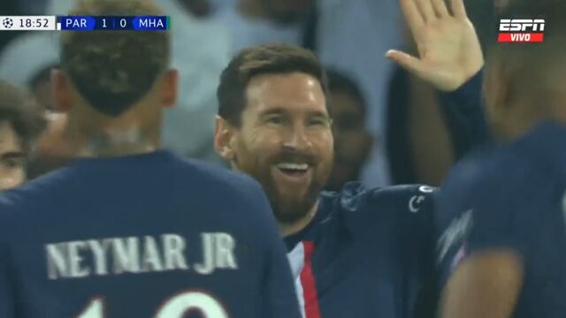 Es un genio: Lionel Messi marca un golazo en el PSG vs. Maccabi [VIDEO]
