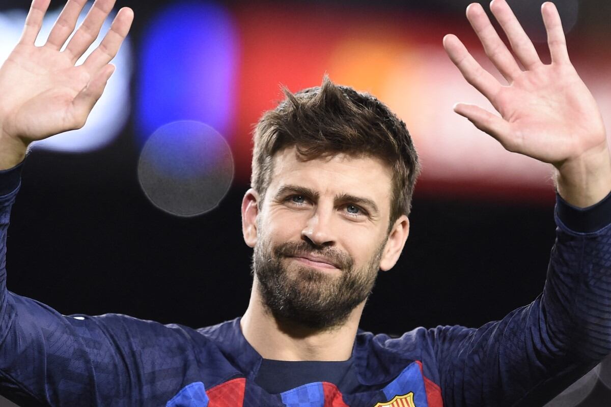 Gerard Piqué asistió a la boda de su hermano Marc con la joven española María Valls (Foto: AFP)