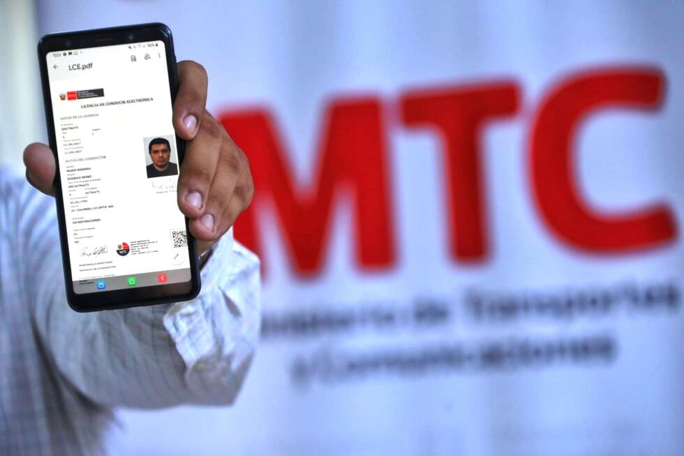 ¿Cómo saber si mi licencia está registrada en el MTC? Consulta los pasos Foto: Andina