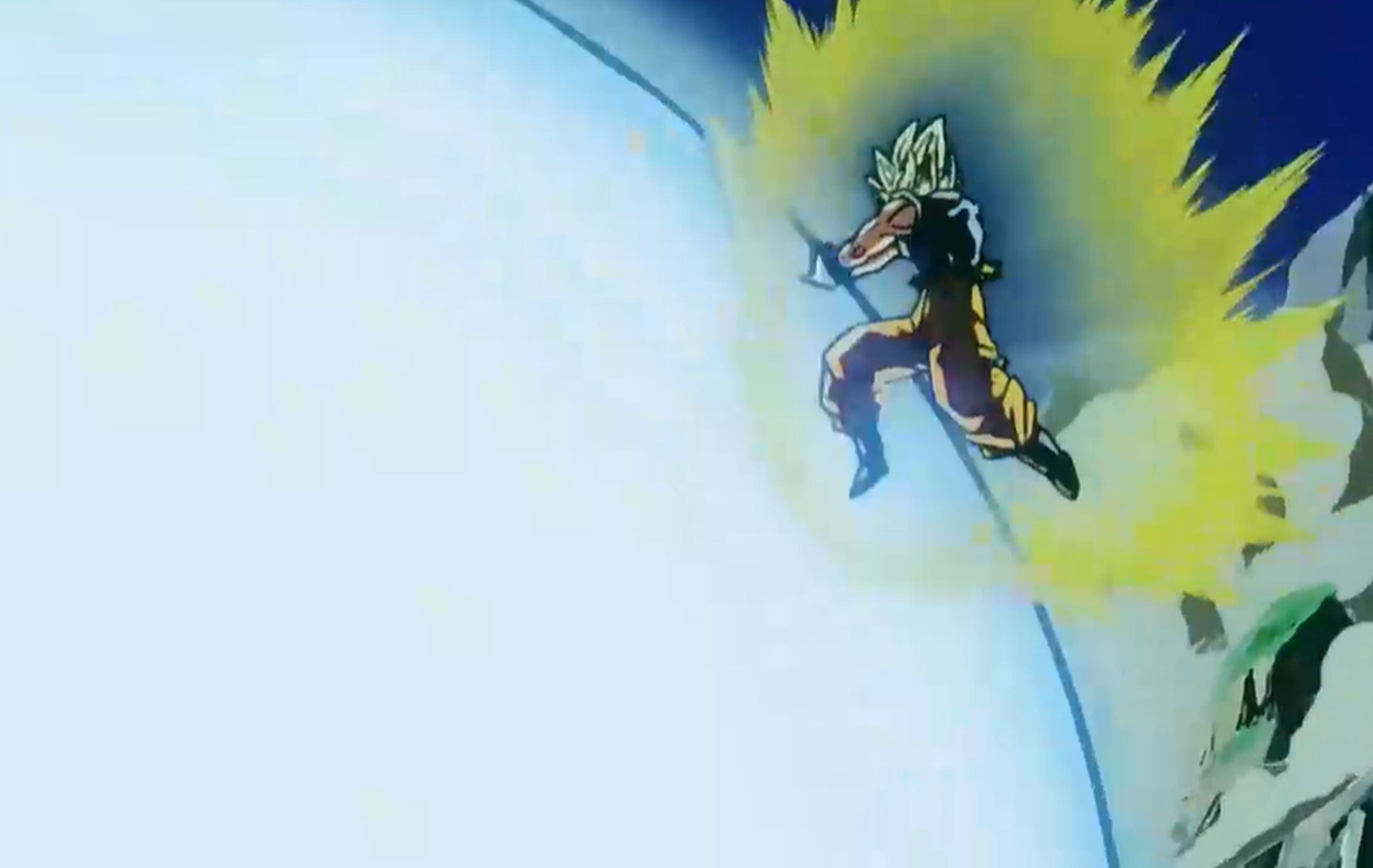 Con la ‘Genkidama’, ‘Gokú’ pudo eliminar a ‘Majin Buu’, quien después reencarnó en ‘Uub’. (Foto: Toei Animation)