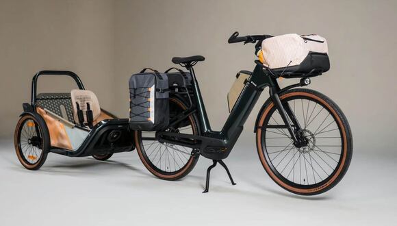 Esta bicicleta reúne todo en uno. Puede transportar carga en la ciudad o fuera de ella. (Foto: hibridosyelectricos.com)