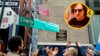 Ponen nombre de Charly García a esquina de Nueva York: “Me siento honrado”