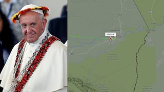 Papa Francisco: vuelo desde Puerto Maldonado aterrizó en Lima