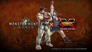 Ryu y Sakura de Street Fighter llegan a Monster Hunter World