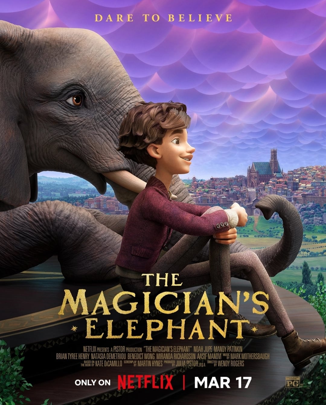 El póster de la película "La elefanta del mago" (Foto: Neflix)
