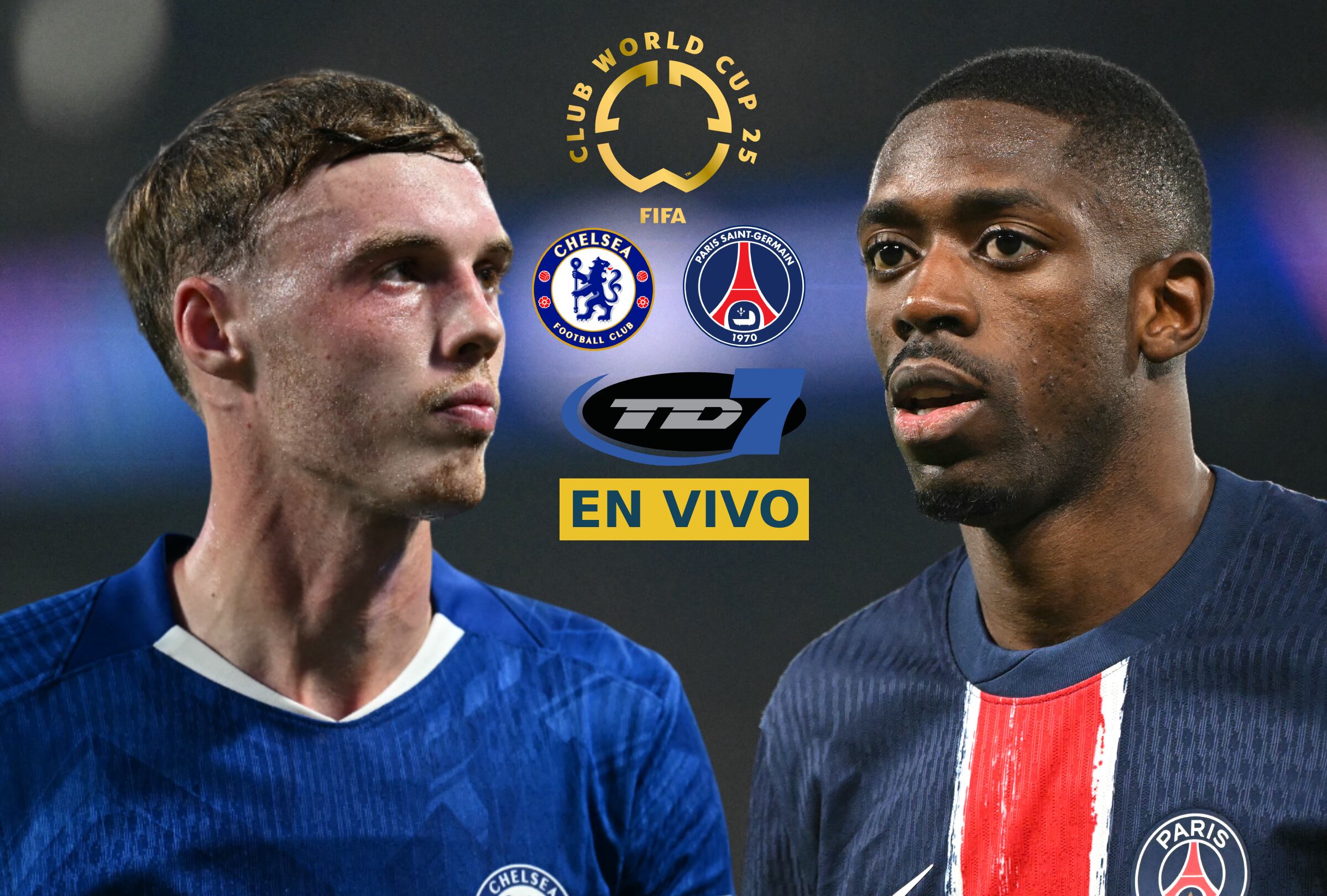 EAST RUTHERFORD, 12/07/2025.- Cobertura oficial del Canal 7 de Teletica Deportes EN VIVO GRATIS para ver el partido entre Chelsea y PSG este domingo 13 de julio por la final de la Copa Mundial de Clubes FIFA 2025 desde el MetLife Stadium de East Rutherford (EE.UU.). Foto: Agencia AFP