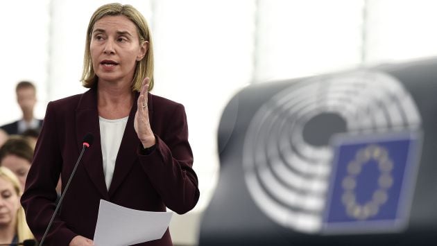La alta representante de la Unión Europea para la Política Exterior, Federica Mogherini. (EFE)