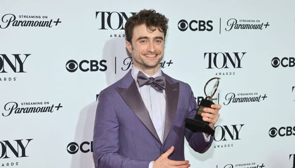 Daniel Radcliffe obtiene su primer gran galardón, ganó el premio Tony. (Foto: ANGELA WEISS / AFP)