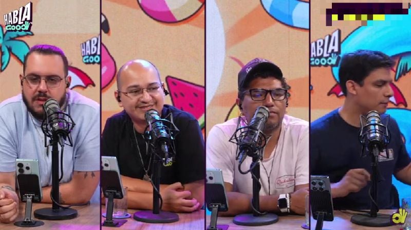 Curwen renunció en vivo al programa Habla Good tras polémica con el Zein. (Foto: Captura de YouTube)