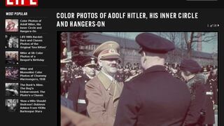 Divulgan imágenes de Hitler retratado a todo color por su fotógrafo personal