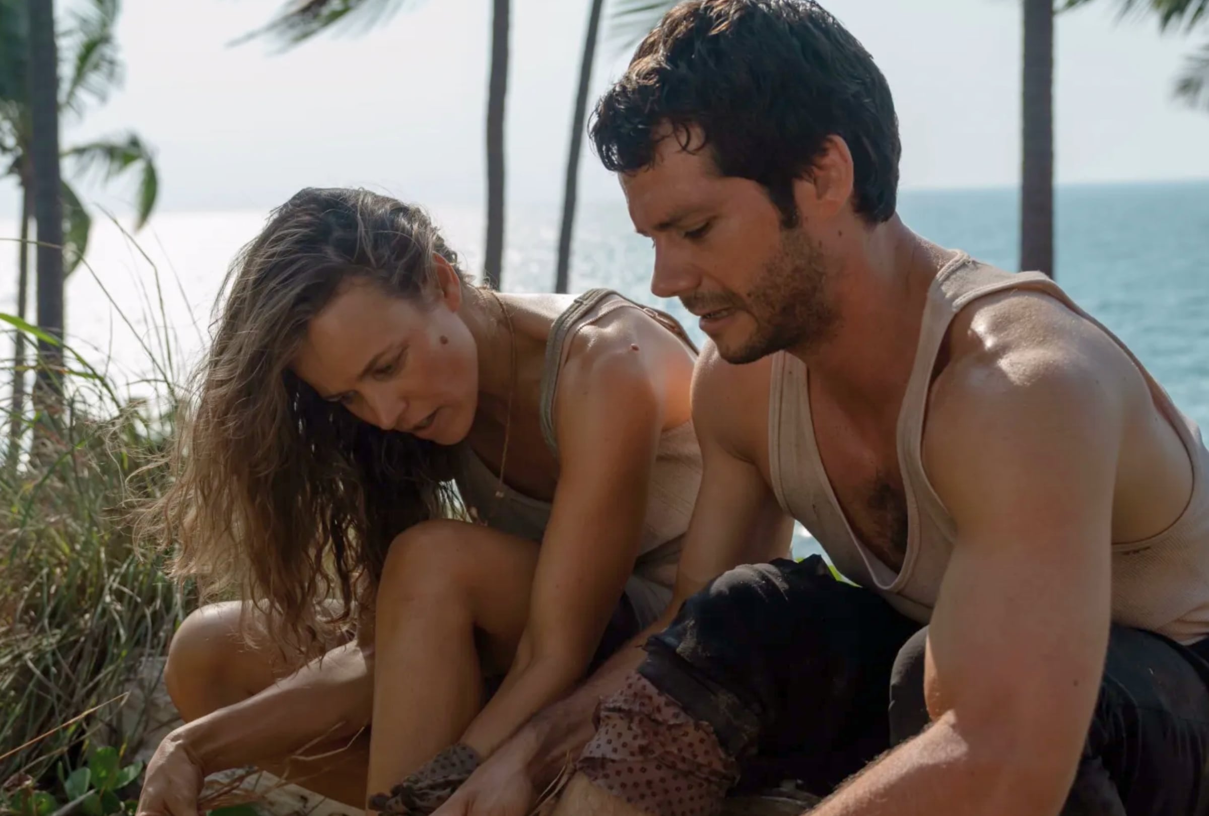 Rachel McAdams como Linda Liddle y Dylan O'Brien como Bradley Preston en una escena de la película de terror "Send Help" (Foto: 20th Century Studios)