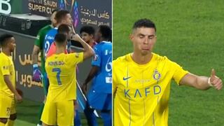 Explotó el ‘Comandante’: Ronaldo fue expulsado y amagó con agredir al árbitro | VIDEO