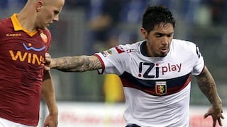 Juan Vargas jugó los 90 minutos en derrota 3-1 del Génova ante la Roma